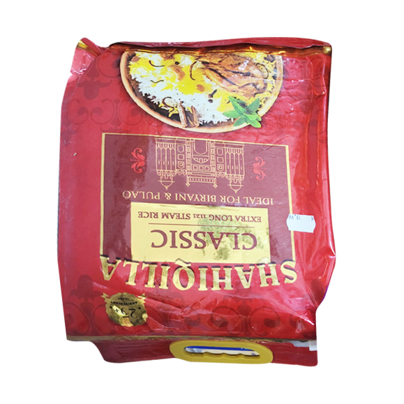 SHAHIQILLA CLASSIC Riso Basmati 5kg- Sahikilla classic basmoti cal- SHAHIQILLA CLASSIC Riso Basmati